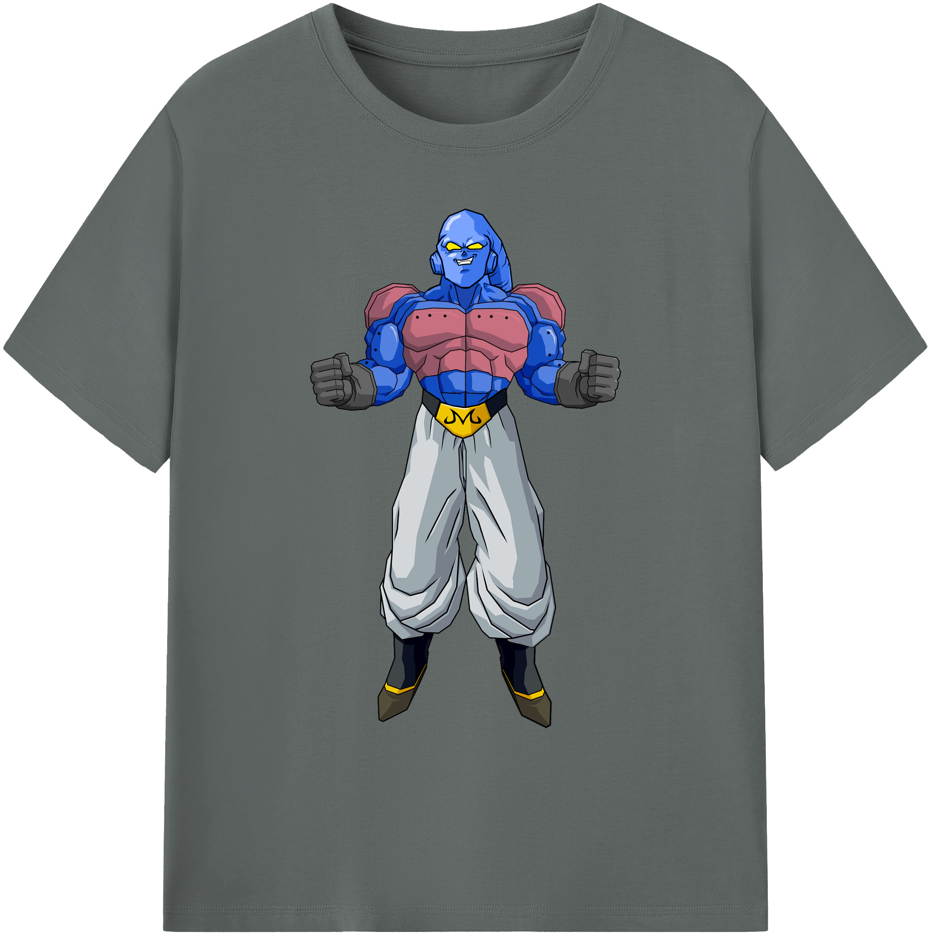 （画像用） ドラゴンボール 魔人ブウ DRAGON BALL Majin Buu 綿100％ メンズ半袖Tシャツ｜肌触りやわらか＆通気性